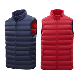 Gilet matelassé personnalisé avec logo, disponible en plusieurs couleurs, épais et thermique, <span class=keywords><strong>sans</strong></span> manches, unisexe, vente en gros directe usine - Product Image 2