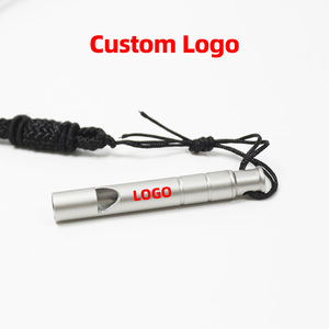 Silbato de Emergencia, Silbatos Metálicos de Rescate con Cordón, Silbatos para <span class=keywords><strong>Perros</strong></span> para Campismo al Aire Libre, Senderismo, Entrenamiento de Mascotas, Deportes - Product Image 3
