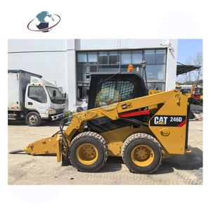Mini chargeuse utilisée Caterpillar 246C 289D 246D de dérapage de CAT chargeur de roue de 1 tonne en vente - Product Image 1