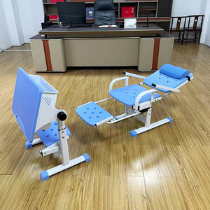 Ensemble de chaise et de bureau d'école réglables avec plateau en bois et plastique ABS pour une utilisation en classe - Product Image 3