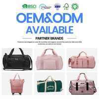 Sac de sport décontracté en polyester, grande capacité, design spacieux, sangle réglable, organisation multi-poches pour la salle de sport, les voyages et les activités de plein air