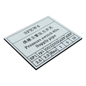 Personalised Custom Traffolyte <strong>Label</strong> with Letters Engraved <strong>Plastic</strong> <strong>Label</strong> Tags - Product Image 1