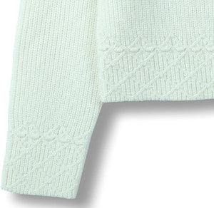 2025 personalizzato OEM & ODM <span class=keywords><strong>donna</strong></span> autunno inverno Casual ampio girocollo a maniche lunghe con motivo a diamante maglione in Lurex - Product Image 6