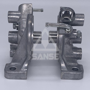 Filter Hold Fuel Filter Head Use for <strong>KOBELCO</strong> <strong>SK460</strong>-8 Diesel Fuel Filter - Product Image 5