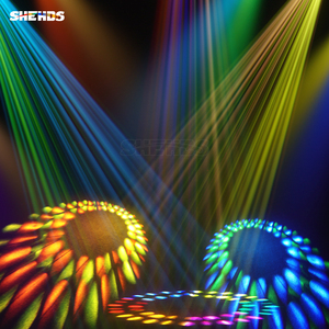 Illuminazione a Testa Mobile Beam 380W 19R Impermeabile IP65 con Effetto Anello per Visite Notturne e Teatri Radiofonici - Product Image 5