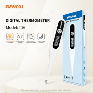 성인과 어린이를위한 하이 퀄리티 방수 디지털 온도계 OEM ODM 지원 공장 가격 가정용 의료 기기 - Product Image 3