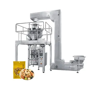 Grande machine d'emballage verticale entièrement automatique pour aliments pour animaux domestiques/riz/grain/sac en plastique de ciment