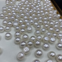 Perles naturelles FZ en gros, demi-percées, de haute qualité 4A, en forme de bouton, pour la fabrication de perles de culture de Zhuji, 2-14 mm