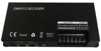 Decodificador LED DMX512 Profesional de 12V~24V 8A*4CH 32A, Iluminación de Escenario Fácil DMX, 4 Canales RGBW