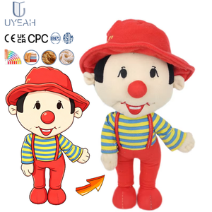 Uyeah Fabbrica OEM/ODM, Giocattolo Joker Personalizzato in Cotone Morbido, Bambole di Peluche Carine con Cappello Rosso, Design Personalizzato, Giocattolo di Peluche Cartone Animato per Ragazzi - Product Image 1