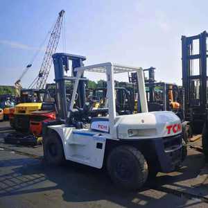Carretilla elevadora de segunda mano TCM, 7 toneladas, original de Japón, TCM FD80, buena carretilla elevadora diésel de 3 toneladas - Product Image 5