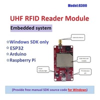 Módulo Lector RFID UHF R300, Material ABS YND, Largo Alcance 1-15m, 860-960MHz, Protocolo ISO 18000-6B, Compatible con Red 4G y Raspberry Pi