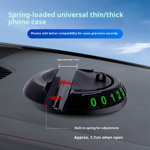 Support de téléphone portable antidérapant pour voiture en PVC, multifonctionnel, pour navigation automobile, universel, lunettes de soleil, Iphones 15 Pro Max - Product Image 2