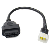 Cable de Diagnóstico para ECU Delphi de 6 Pines, Cable Adaptador de Diagnóstico OBDII para Motocicletas Benelli TNT 25/135/300/600, GT600, 302R, TRK502