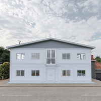 Grande maison familiale à deux étages Maison mobile préfabriquée 20 40 pieds Maison mobile Remorque modulaire Tiny 3 Bedroom