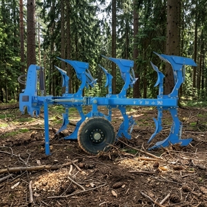Arado Reversible de 3 Surcos LEROX para Tractor de 50-80HP, con Rodamientos, Garantía de 1 Año, Ecológico, para Pequeñas Explotaciones Agrícolas - Product Image 2