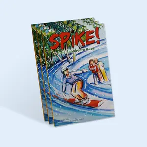 The snowboard race picture books teaching kids book