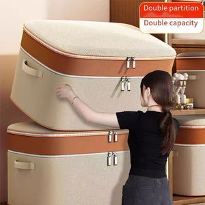Foldable Oxford Cloth Clothing <b>Storage</b> Bag Large Capacity Wardrobe Organize - Product Image 2