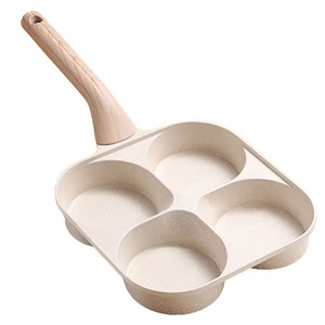 กระทะทอดไข่ 4 หลุม ทรงสี่เหลี่ยม ไม่ติดกระทะ หินไมแฟน สำหรับอาหารเช้า พกพาสะดวก ล้างมือได้ - Product Image 2