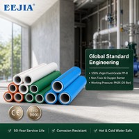 Tuyau PPR de qualité supérieure, non toxique, pour eau chaude et froide, écologique, haute résistance, composite multicouche, certifié CE ISO