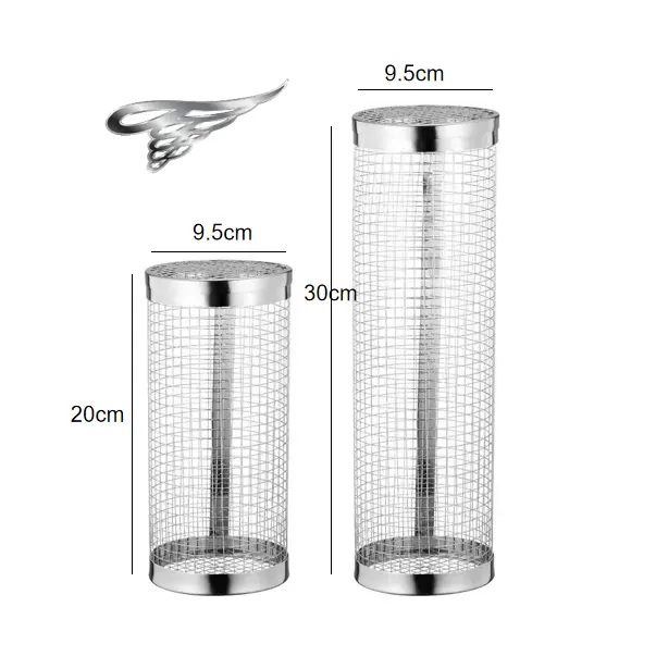 Paslanmaz çelik Rotisserie ızgara kavurma davul kurutulmuş pişirme kahve çekirdeği somun fırın sepeti barbekü ızgara kafes kiti
