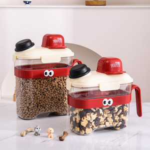 Harry Yaya Airtight Pet Food Container 2800ml 3600ml Moisture Proof Storage <b>Jar</b> For Dog Cat Snacks Household Use - Product Image 4