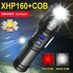Linterna LED de Largo Alcance (2 km) Súper Brillante, Recargable, con Láser, Popular en TikTok, Facebook y YouTube - Product Image 5
