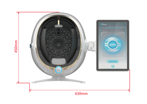 เครื่องวิเคราะห์ผิวหน้าแบบพกพา Magic Mirror 3D พร้อมไฟ LED เทคโนโลยี AI ปลั๊ก US รองรับ WiFi รุ่นฮิตที่สุดปี 2025 - Product Image 5
