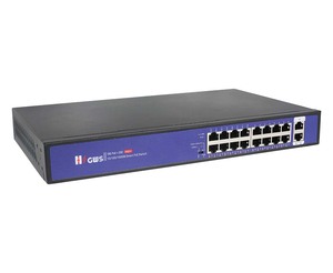 ราคาโรงงาน CCTV สวิตช์ PoE 10/100Mbps 18 พอร์ต ODM OEM 48V Smart AI มีสินค้าในสต็อก - Product Image 1
