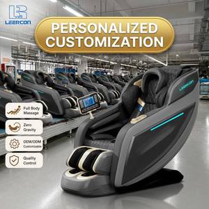 Silla de Gravedad Cero 4D de Lujo LEERCON DDP 2026 con Seguimiento por Voz AI, Mensajes Térmicos y Repuestos Gratuitos LEK-988Q9 4D 8D Luxur - Product Image 2