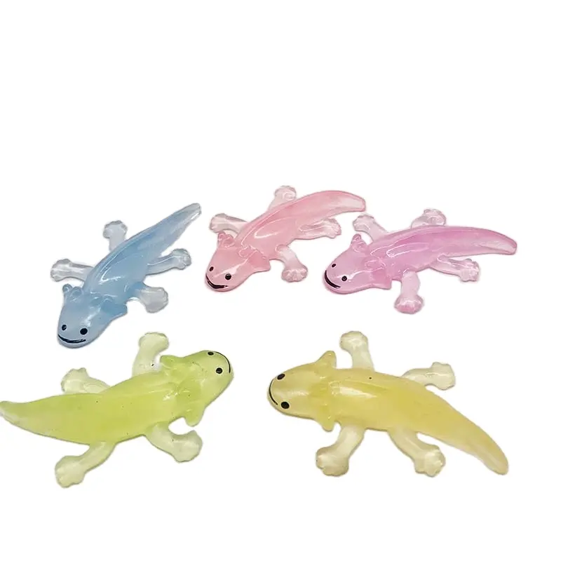 New Arrival TPR Stretchy Relief Stress Toy Mochi Soft Squishy Squeeze Toy Axolotl for party giveaway