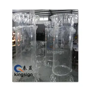 Kingsign customized as sketch/drawing acrylic pipe flanges elbow acrylic pipes