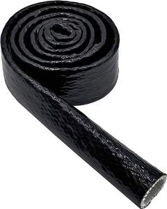 <span class=keywords><strong>Gaine</strong></span> <span class=keywords><strong>isolante</strong></span> en fibre de verre tissée, recouverte d'un tuyau anti-flamme en caoutchouc de silicone à l'intérieur - Product Image 1