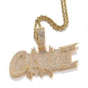 Colgante de Lujo de Plata de Ley 925 con Moissanita, Joyería de Moda Hip Hop Unisex, Amuleto, Regalo para Fiesta, Pieza Destacada - Product Image 4