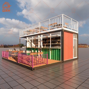 โรงงาน DXH รับออกแบบตกแต่งร้านอาหารฟาสต์ฟู้ด ร้านกาแฟ บาร์  บ้านสำเร็จรูปแบบตู้คอนเทนเนอร์ - Product Image 4