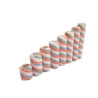 Go Paint DIY Brosse murale et outils Recharge de rouleau en tissu polyester bleu pour la peinture de terrasse de maison Support personnalisé OEM