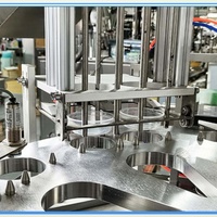 Machine automatique de remplissage et de scellage de gobelets motorisée haute précision pour boissons et sauces, avec scellage quantitatif facile pour gobelets en plastique