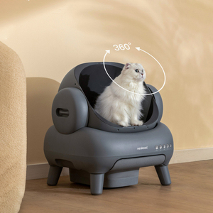 Neue Katzen toilette Automatische, halb geschlossene, selbst reinigende Katzen toilette mit APP Control <span class=keywords><strong>Cat</strong></span> Katzen toilette - Product Image 5