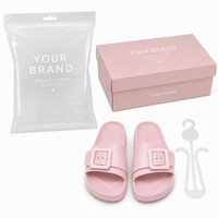 Sandales d'été légères et confortables pour femmes, en EVA, avec grande boucle réglable, imperméables, pour la piscine et la plage