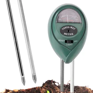 3进1土壤测试仪ph值仪土壤测试套件，用于花园土壤水分光室内和室外使用促进植物健康生长