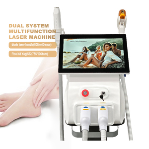 Machine d'épilation au laser à diode sans taxes, machine de beauté au laser Picolaser pour l'élimination des tatouages, laser ND YAG - Product Image 1