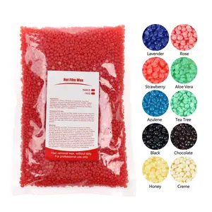 500g strawberry Non paper Brazilian Bikini Hair Removal Beads Waxing / Depilatory red Hard Wax beans