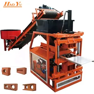 Trade assurance newest design hydraulic Concrete block making machine/clay brick making machine