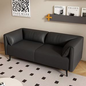 Divano in Pelle Marrone di Lusso Importato, Stile <span class=keywords><strong>Vintage</strong></span> Americano, Reclinabile, per Ufficio e Soggiorno - Product Image 2