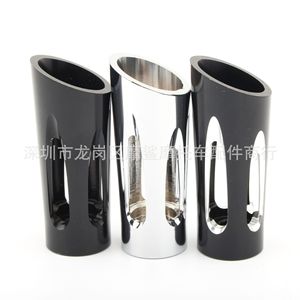 Moshark – levier de vitesse de moto noir avec placage blanc MP03-001-0074 pour Harley Road King Fat Boy Glide XL883 1200 - Product Image 4