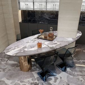 Losas Grandes de Mármol <span class=keywords><strong>Santoro</strong></span> para Decoración del Hogar, Mesa de Comedor, Cocina, Baño, Encimeras de Piedra Natural - Product Image 1