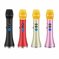 Microphone dynamique sans fil à réduction de bruit, microfono inalambrico profesional, portable, pour karaoké en extérieur, système de microphone