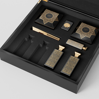 Boîte cadeau recyclable en MDF haut de gamme, emballage créatif pour flacon de parfum et cosmétiques d'aromathérapie avec conception de logo personnalisée