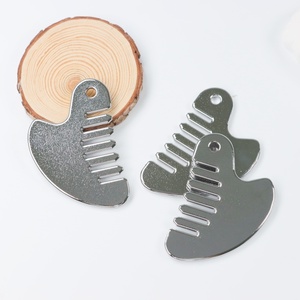 Peigne de massage professionnel en alliage d'aluminium givré, gratte-tête double face, outil de thérapie des méridiens pour la tête, le visage et le corps - Product Image 1