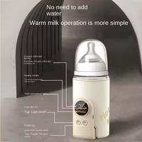 Chauffe-Biberon Portable Sans Fil Rechargeable USB Pour Voyages et Repas de Bébé
